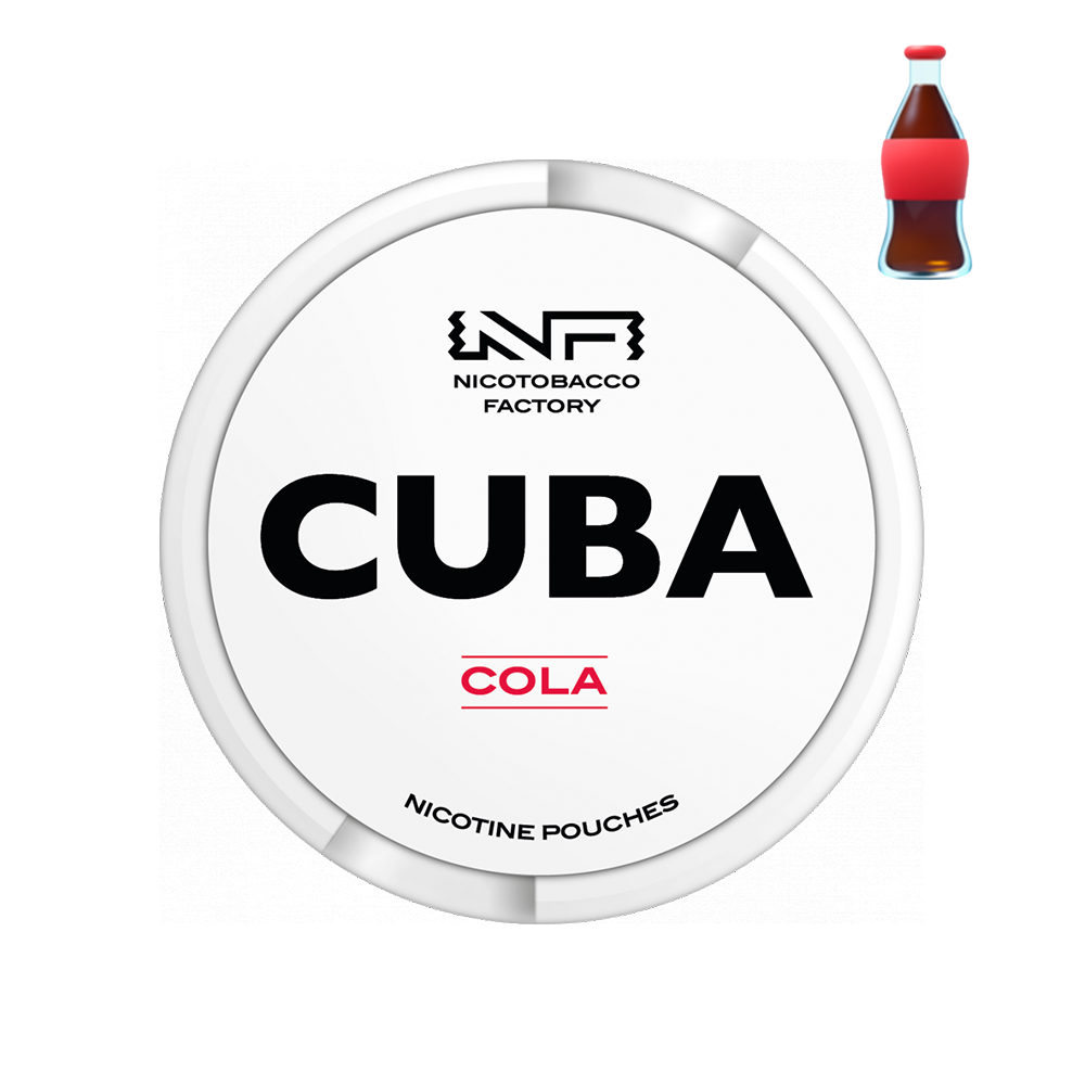 CUBA WHITE, COLA (ledová kola) - MEDIUM STRONG - CUBA