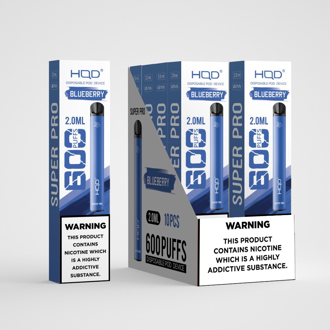 HQD Super Pro - Blueberry - 10 ks - HQD Super pro